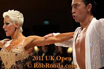 Michał Malitowski & Joanna Leunis podczas przygotowań do UK Open 2011