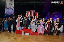 Finaliści WDSF Mistrzostw Świata Amatorów Standard Moskwa 2011