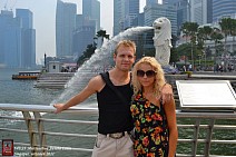 Sylwia i Krystian w Singapurze