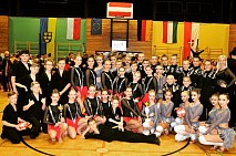 formacje Szkoły Tańca Astra Oświęcim - Błysk i Bingo, Donaupokal 2018